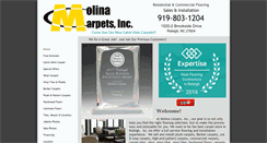 Desktop Screenshot of molinacarpetsinc.com